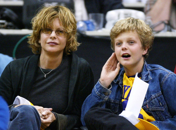   Foto på Meg Ryan  & hennes Son  Jack Quaid